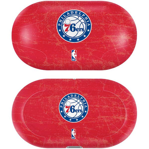 NBA Philadelphia 76ers Distressed Galaxy Buds Plus Skin